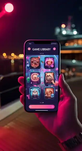 Interfaccia di gioco Winspark Casino con slot colorate, tavolo da roulette e croupier live, mostrando l'ampia offerta di intrattenimento del casinò.